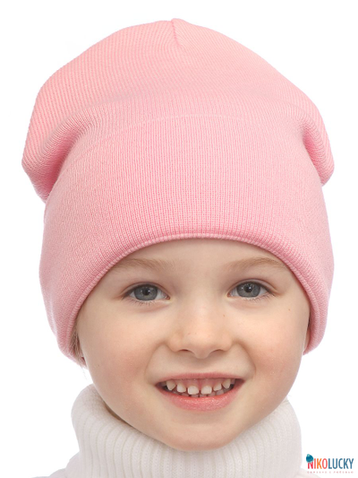 Шапка 22202-01 розовый 48-52