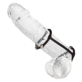 1426-40-3 Эрекционное кольцо с стальными бусинами Steel Beaded Silicone Enhancer Cage