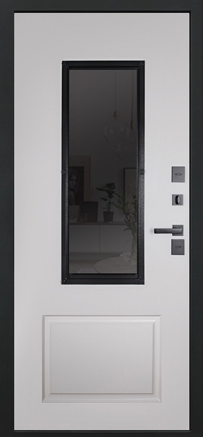 Стальная дверь   Galant с окном (терморазрыв 3к). Заказная модель.