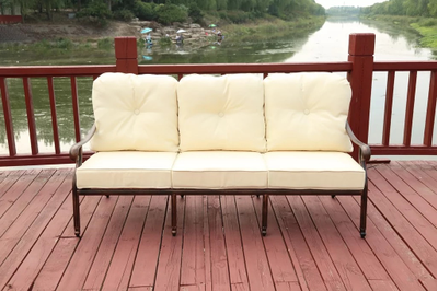 Диван 3-х местный из литого алюминия Venice