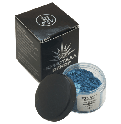 Тени для век "Индиго-сатин", Кристалл Декор, 1,5 гр