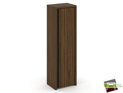 Corner Гардероб узкий правый COR.GB-1 (R) Орех лоренцо/Графит 600*450*2000