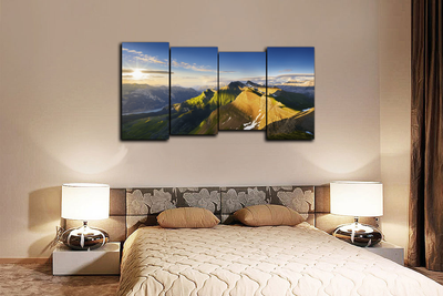 Модульная картина "Рассвет на горе"