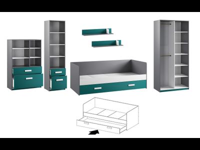 Шкаф универсальный КШ-3 Кэнди (Домани)