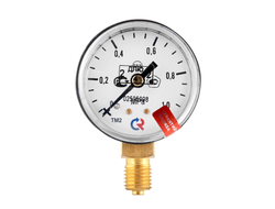 Манометр с поверкой 1,0 МПа, углекислый газ