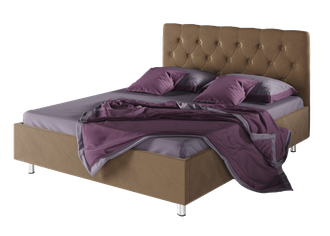 Кровать "Фрейлина" коричневого цвета
