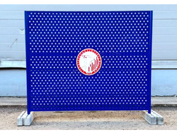 КГХ ограждение перфорированное окрашенное | ГОРЗАБОР