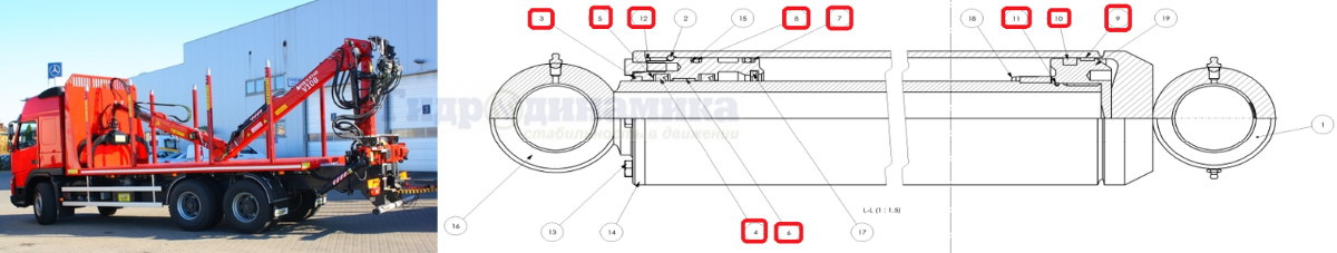 Гидроманипулятор V10B производства V-kran