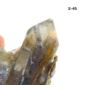 Раухтопаз натуральный (микро-друза) Казахстан №2-45: 27,7г - 36*34*30мм