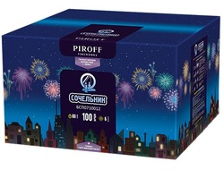 Батарея салютов СОЧЕЛЬНИК БСП0710012 PIROFF | Neva-Salut.com