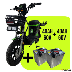 Электровелосипед Monster Maikaolin H18 40AH 60V с дополнительным аккумулятором