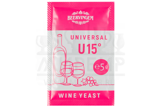 Дрожжи винные "Beervingem" Universal U15, 5 г