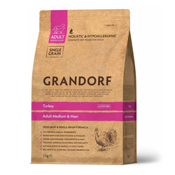 Grandorf (Грандорф): сухой корм для собак всех пород Индейка, 3 кг