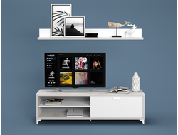 Тумба ТВ ALFA с полкой