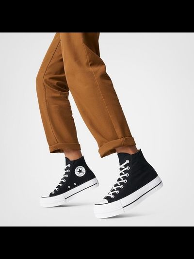 Кеды Converse Lift (Конверс Лифт) черные высокие