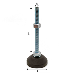 Опора регулируемая М6*30*60 для стола/верстака