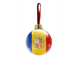 Новогодний ёлочный шар Андорра