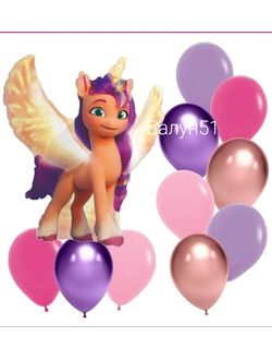 10 шаров на грузе + фигура