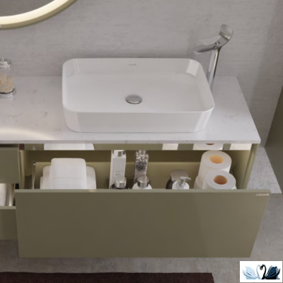 Раковина Creavit Loop LP060-00CB00E-0000 LP060 прямоугольная 60 см, глянец белоснежного цвета