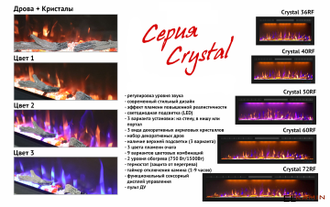 Электротопка Crystal 50 RF