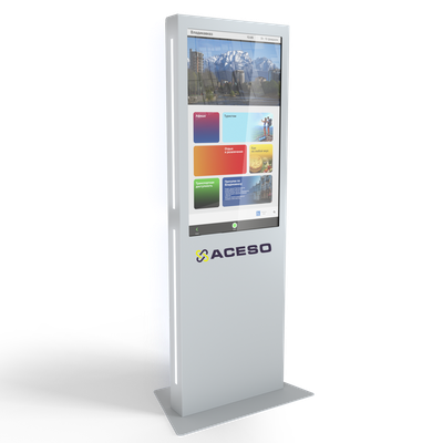 Интерактивная сенсорная стойка 43 доступная среда, адаптирована для инвалидов, информационный терминал