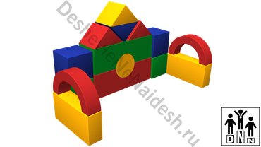 Мягкий конструктор «Теремок»