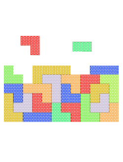 СТЕНОВАЯ ПАНЕЛЬ МОДЕЛЬ 4 ТЕТРИС Н-1500