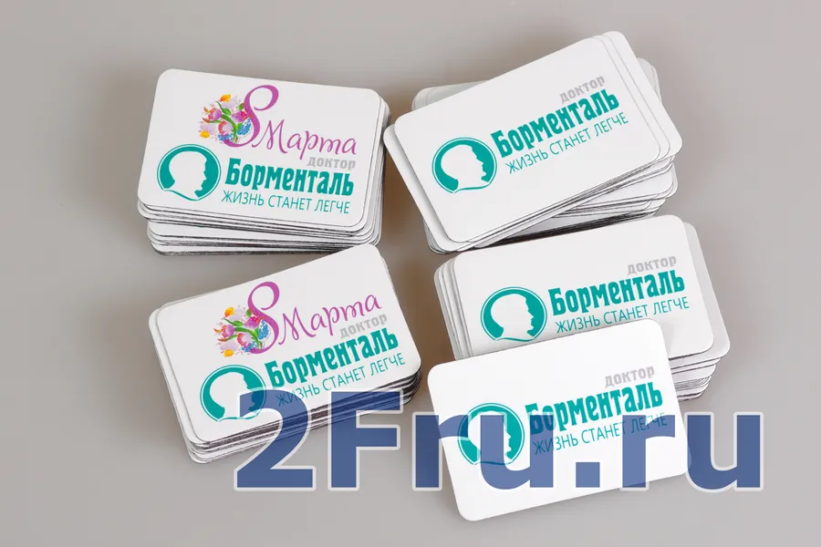 Виниловые магниты, 84х57 мм.