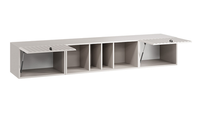 Детская ТИФФАНИ - Шкаф настенный с полкой (2042) Кашемир/Кашемир матовый