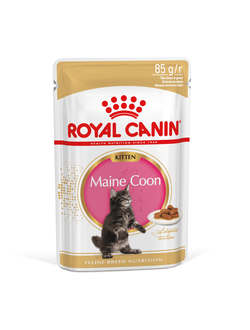Royal Canin (Роял Канин) Kitten Maine Coon Влажный корм (пауч) для котят породы Мейн Кун, 85 г