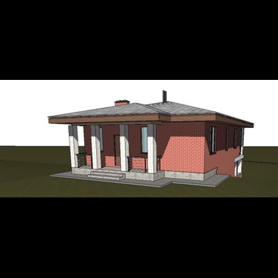 Двухэтажный дом с тремя спальнями 152м² (S100)
