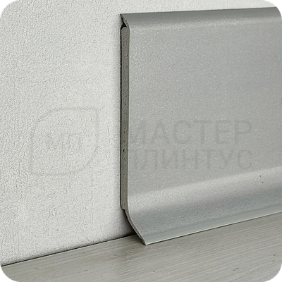 Напольный плинтус из Вспененного ПВХ HSL Dollken высота 80мм, длина 2,5м, толщина 5мм. цвет серый