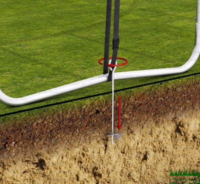 Анкер для растяжки деревьев 85 см