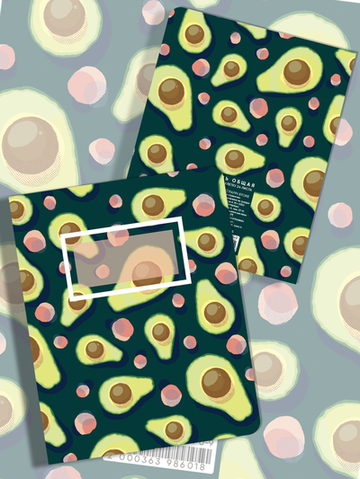 Тетради с Авокадо Avocado 5 дизайнов - 24 листа