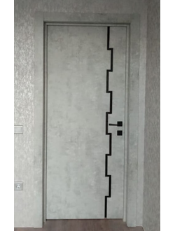 PRESTIGE. МОДЕЛЬ ТЕХНО 1, ВЕРТИКАЛЬНАЯ ГЕОМЕТРИЧЕСКАЯ ВСТАВКА из СТЕКЛА ТРИПЛЕКС или ЗЕРКАЛА.