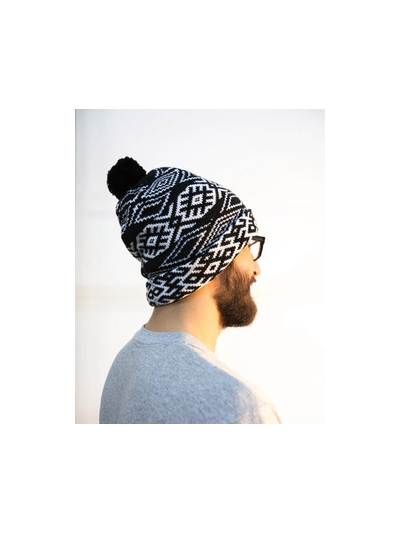 ШАПКА С ОБЕРЕГАМИ ЧЕРНАЯ