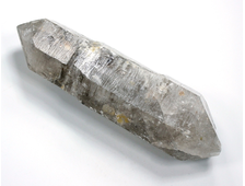 Кварц дымчатый (раухтопаз), кристалл двухголовик, Урал (120*46*33 мм, 324 г) №26529