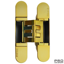 KUBICA Hybrid K2760 Петля с 5 опорными точками, регулируемая по 3 осям, блестящее золото