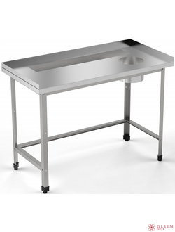 Стол для доочистки овощей СО-1200/600/850-с