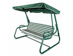 Качели садовые трехместные ламель раскладные КД3.301