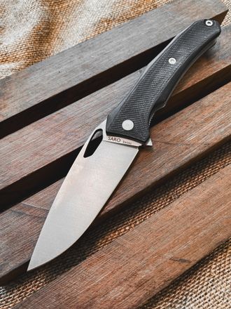 Нож Бизон (Elmax, черный G10)