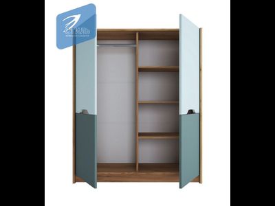 Шкаф для одежды ШК-004 РИЧ Мята/Сумеречный голубой (Стиль)