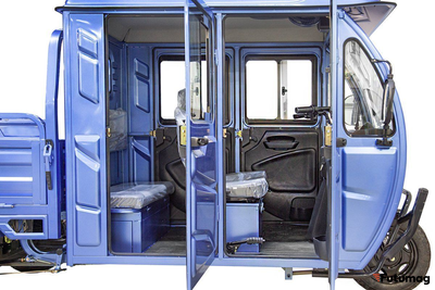 Грузовой электротрицикл Rutrike Рейс 1300 60V1200W синий