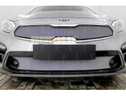 Защита радиатора KIA Cerato 2018- chrome низ