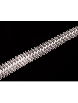 Тесьма шторная, 25 мм матовая равномерная 50 м