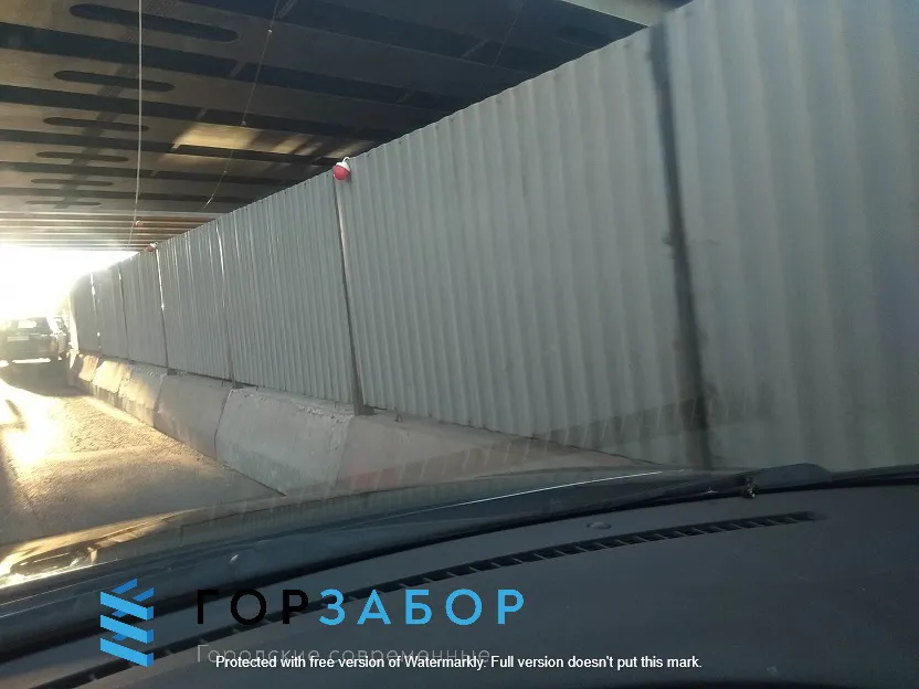 Строительный забор для стройплощадки под ключ