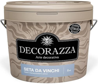 Decorazza Seta da Vinci - шелковая краска 5л - 25м2 цветная по каталогу SD ...