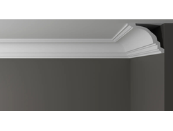 Потолочный плинтус DECOR-DIZAYN DD16, из дюрополимера, под покраску, ударопрочный, 2 метра