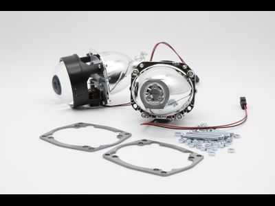 Комплект Mini H1 G6 2.5 дюйма с рамками для замены галогенных линз автомобилей ВАЗ 2110, ВАЗ 2111, ВАЗ 2112 (1997 - 2007. в.)