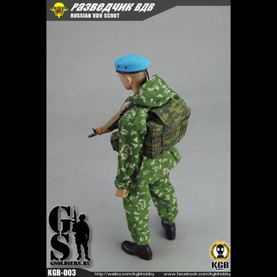 Разведчик ВДВ - коллекционная фигурка 1/6 KGB-003 Russian VDV Scout - KGB Hobby